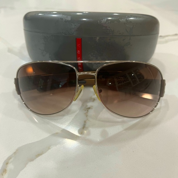 Men’s Prada Aviator Sunglasses - Picture 1 of 7